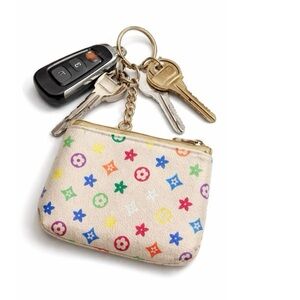 Purse key chain/ bag charm/ coin pouch new in plastic